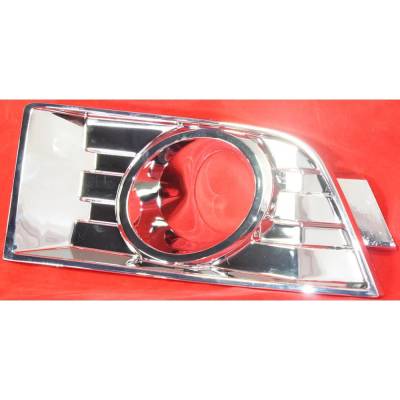 Rareelectrical - New Chrome Fog Light Trim Compatible With Ford Edge Sel 6 Cyl 3.5L Edge Limited 6 Cyl 3.5L Edge Se 6 - Image 2