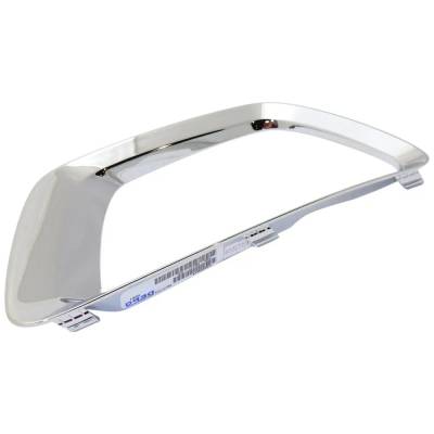 Rareelectrical - New Chrome Fog Light Trim Compatible With Chevrolet Colorado Wt 4 Cyl 2.5L Colorado Lt 4 Cyl 2.5L - Image 2