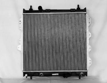 Rareelectrical - New Radiator Assembly Compatible With Chrysler 03-09 Pt Cruiser 2.4L L4 2429Cc 148 Cid Cu2677 - Image 2