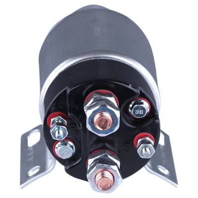 Rareelectrical - New Starter Solenoid Compatible With Hyster Lift Truck H-150 165 180 200 225 250 300 360 400 460 - Image 1