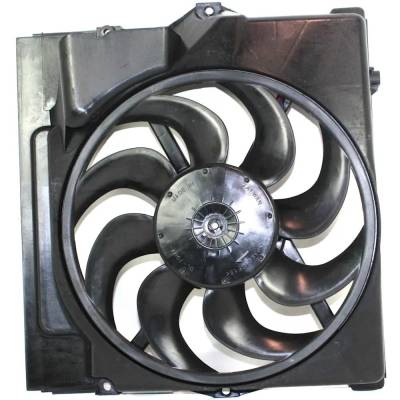 Rareelectrical - New Condenser Cooling Fan Assembly Compatible With Bmw 325I Base 6 Cyl 2.5L M3 Base 6 Cyl 3.2L 318I - Image 2