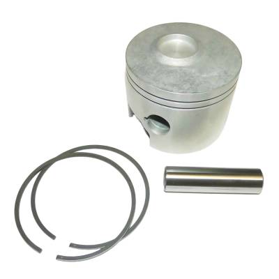 New .020 Over 3.520" Piston Kit Compatible With Mercury 6 Cyl 3.501 Bore 2.5L Pro Xs 175Hp 2008-2018