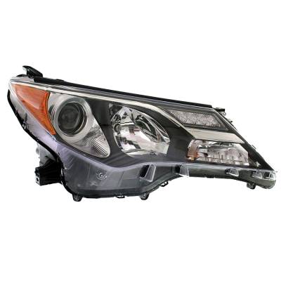New Passenger Side Halogen Headlight Compatible With Toyota Rav4 Le 2013-2015 By Part Number