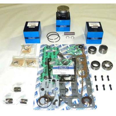 New Standard 3.187" Powerhead Rebuild Kit Compatible With Johnson/Evinrude 3 Cyl 3.187 Bore Looper