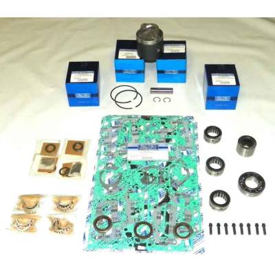 New .040 Over 3.415" Powerhead Rebuild Kit Compatible With Chrysler / Force 4 Cyl 3.375 Bore Top