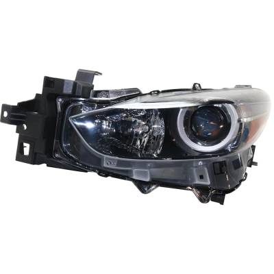 Rareelectrical - New Left Headlights Compatible With Mazda 3 3 Sport 2.0L 2.5L 2017 2018 By Part Numbers - Image 1