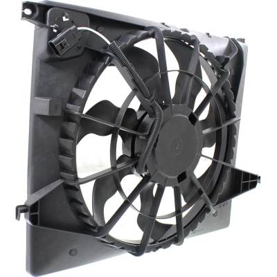 Rareelectrical - New Radiator Cooling Fan Assembly Compatible With Hyundai Kia Sorento Lx 4 Cyl 2.4L Santa Fe Sport - Image 3