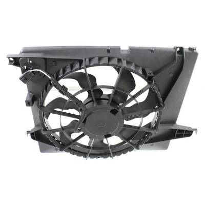 Rareelectrical - New Radiator Cooling Fan Assembly Compatible With Hyundai Kia Sorento Lx 4 Cyl 2.4L Santa Fe Sport - Image 4