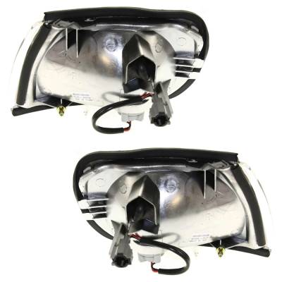Rareelectrical - New Pair Of Corner Light Compatible With Nissan Maxima Gle 6 Cyl 3.0L Maxima Se 6 Cyl 3.0L 1997-1999 - Image 4