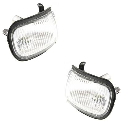 Rareelectrical - New Pair Of Corner Light Compatible With Nissan Maxima Se 6 Cyl 3.0L Maxima Gle 6 Cyl 3.0L 1997-1999 - Image 3
