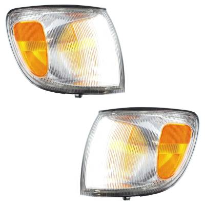 New Pair Of Corner Light Compatible With Toyota Sienna Xle 6 Cyl 3.0L Sienna Ce 6 Cyl 3.0L 1998-2000