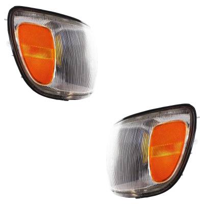 Rareelectrical - New Pair Of Corner Light Compatible With Toyota Sienna Xle 6 Cyl 3.0L Sienna Ce 6 Cyl 3.0L 1998-2000 - Image 2