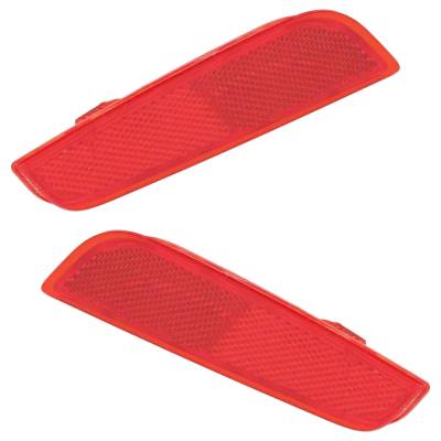 Rareelectrical - New Rear Left And Rear Right Bumper Reflector Compatible With Lexus Is300 Base 6 Cyl 3.5L Is350 Base - Image 2