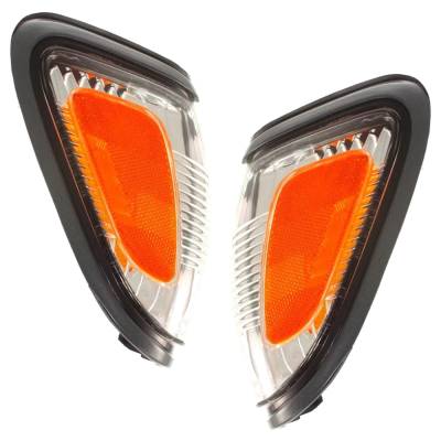 Rareelectrical - New Pair Of Corner Light Compatible With Toyota Tacoma Pre Runner 6 Cyl 3.4L Tacoma S-Runner 6 Cyl - Image 3