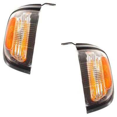 Rareelectrical - New Pair Of Corner Light Compatible With Toyota Tacoma Dlx 6 Cyl 3.4L Tacoma Base 6 Cyl 3.4L - Image 2
