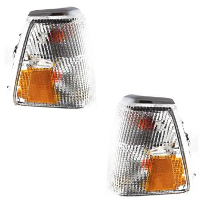 Rareelectrical - New Pair Of Corner Light Compatible With Volvo 245 Dl 4 Cyl 2.3L 245 Gl 4 Cyl 2.3L 1986-1993 By - Image 3