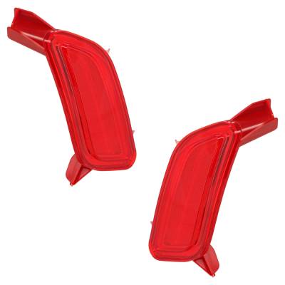 Rareelectrical - New Rear Left And Rear Right Bumper Reflector Compatible With Hyundai Veloster Se 4 Cyl 1.6L - Image 2