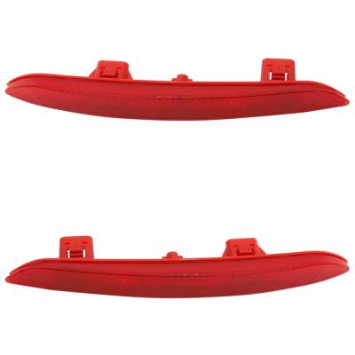 Rareelectrical - New Rear Left And Rear Right Bumper Reflector Compatible With Honda Civic Sport 4 Cyl 2.0L Civic - Image 5