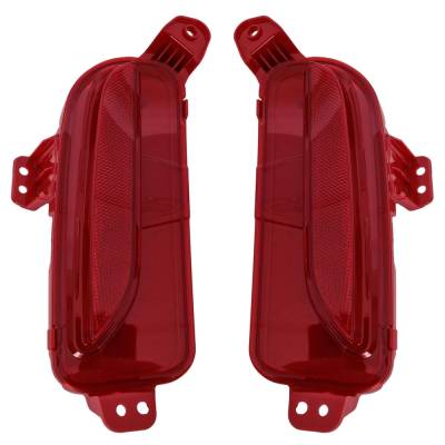 New Rear Left And Rear Right Bumper Reflector Compatible With Kia Soul Gt-Line 4 Cyl 2.0L Soul Ex 4