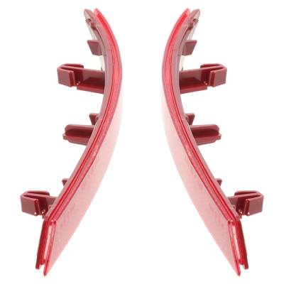 Rareelectrical - New Rear Left And Rear Right Bumper Reflector Compatible With Volkswagen Jetta Hybrid Trendline 4 - Image 3