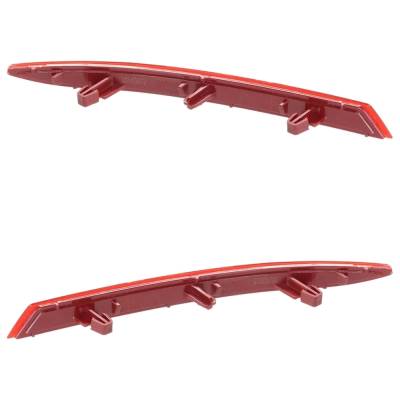 Rareelectrical - New Rear Left And Rear Right Bumper Reflector Compatible With Volkswagen Jetta Hybrid Trendline 4 - Image 5