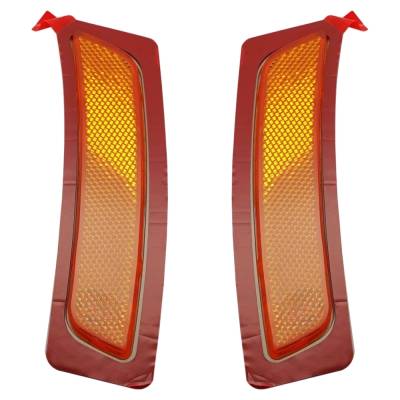 New Front Left And Front Right Bumper Reflector Compatible With Bmw 535D Base 6 Cyl 3.0L 550I Base 8