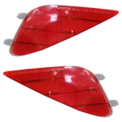 Rareelectrical - New Rear Left And Rear Right Bumper Reflector Compatible With Hyundai Sonata Hybrid Sonata Limited - Image 1
