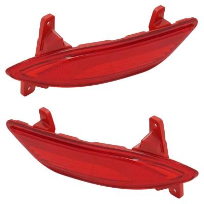 Rareelectrical - Rear Left And Rear Right Bumper Reflector Compatible With Buick Encore All Submodels 2017-2022 By - Image 3