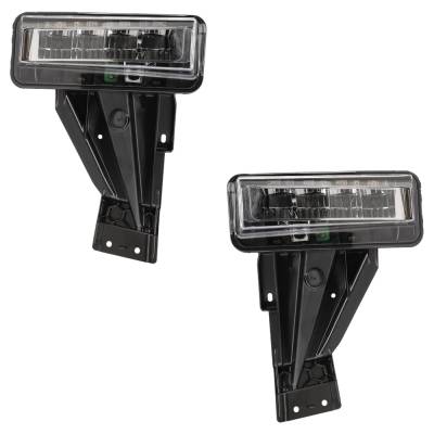 New Front Left And Front Right Fog Light Compatible With Ford F-250 Super Duty Xlt 8 Cyl 6.2L F-350