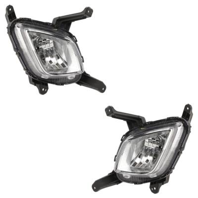 Rareelectrical - New Front Left And Front Right Fog Light Compatible With Kia Sorento Sxl Sorento Sx 2016-2018 By - Image 1