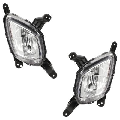 Rareelectrical - New Front Left And Front Right Fog Light Compatible With Kia Sorento Sxl Sorento Sx 2016-2018 By - Image 2