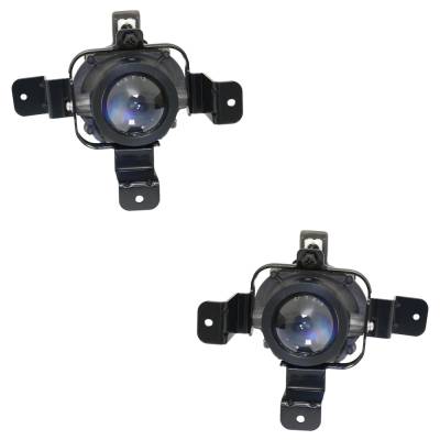 New Front Left And Front Right Fog Light Compatible With Chevrolet Spark Ls Spark Lt 2013-2015 By