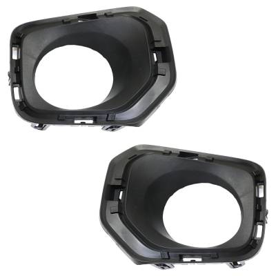 Front Left And Front Right Fog Light Trim Compatible With Toyota Tacoma Limited 6 Cyl 3.5L 2016-2023