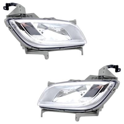 Rareelectrical - New Front Left And Front Right Fog Light Compatible With Hyundai Veloster Tech 4 Cyl 1.6L Veloster - Image 2