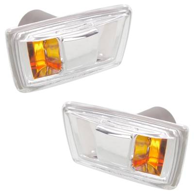 Rareelectrical - New Front Left And Front Right Side Marker Compatible With Chevrolet Saturn Aura Xr Malibu Classic - Image 3