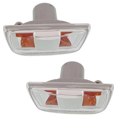 Rareelectrical - New Front Left And Front Right Side Marker Compatible With Chevrolet Saturn Aura Xr Malibu Classic - Image 4