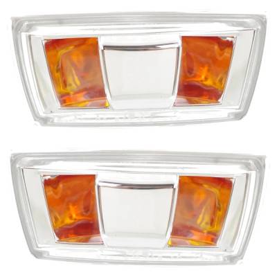 New Front Left And Front Right Side Marker Compatible With Chevrolet Saturn Aura Xe Malibu Ltz