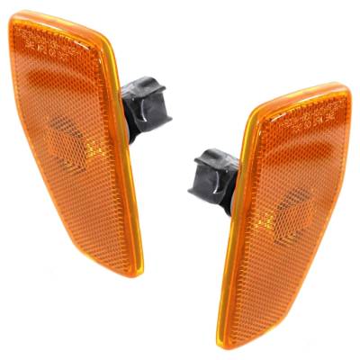 Rareelectrical - New Front Left And Front Right Side Marker Compatible With Hummer H3 Base 5 Cyl 3.7L H3t Alpha 8 Cyl - Image 2