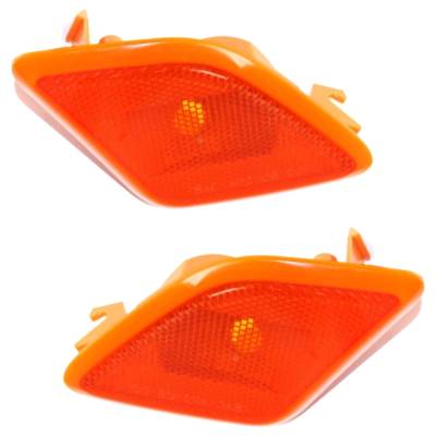 Rareelectrical - New Front Left And Front Right Side Marker Compatible With Mercedes Benz S550 4Matic S400 Hybrid - Image 4