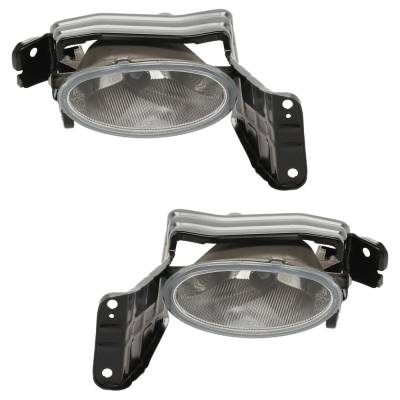 New Front Left And Front Right Fog Light Compatible With Honda Accord Crosstour Ex 6 Cyl 3.5L Accord