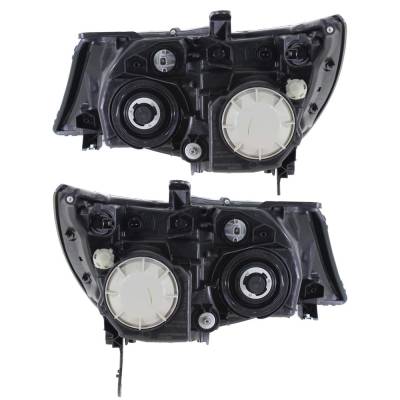 Rareelectrical - New Pair Of Halogen Headlights Compatible With Acura Mdx Base Sport Utility 4 Door 3.7L 2007 2008 - Image 2