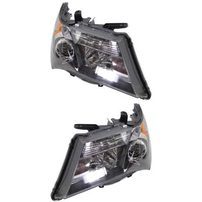 Rareelectrical - New Pair Of Halogen Headlights Compatible With Acura Mdx Base Sport Utility 4 Door 3.7L 2007 2008 - Image 3