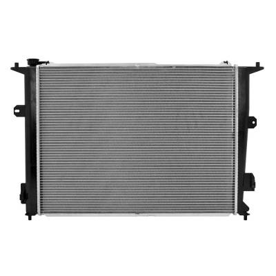 Rareelectrical - 1-Row Core Radiator Compatible With Hyundai Genesis 3.8 6 Cyl 3.8L 2011-2014 Hy3010198 25310-3M300 - Image 2