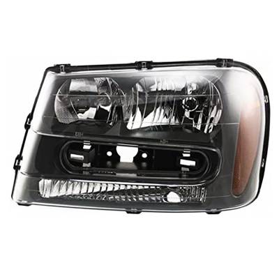 New Left Headlight Compatible With Chevrolet Trailblazer Ext Lt Ls 2003-2005 By Part Number 25970915