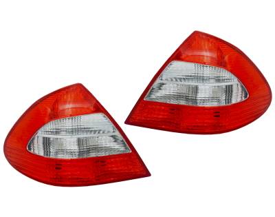 New Pair Of Tail Lights Compatible With Mercedes Benz E280 E320 Sedan 2007-09 211 820 24 64