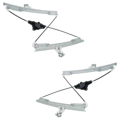 Rareelectrical - Front Left And Front Right Window Regulator Compatible With Nissan Maxima Se 6 Cyl 3.5L Maxima Sl 6 - Image 3