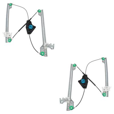 Front Left And Front Right Window Regulator Compatible With Nissan Maxima S Maxima Sv 2009-2014 By