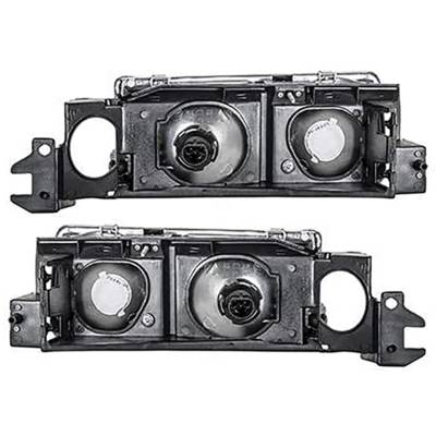 Rareelectrical - New Pair Of Headlight Compatible With Chevrolet Caprice Wagon 1991-1996 By Part Number 16519236 - Image 2