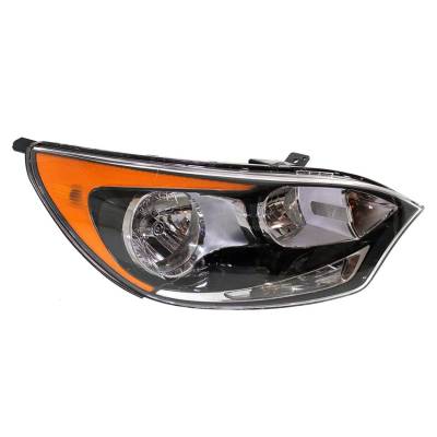 New Right Side Halogen Headlight Compatible With Kia Rio Ex Hatchback 2012-2017 By Part Number