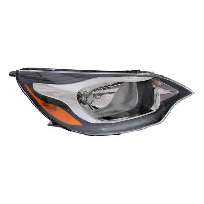 New Passenger Side Headlight Compatible With Kia Rio Lx Sedan 2012-2017 By Part Number 92102-1W100